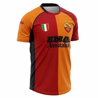 Authentic Camiseta AS Roma 1ª Retro 2001 2002